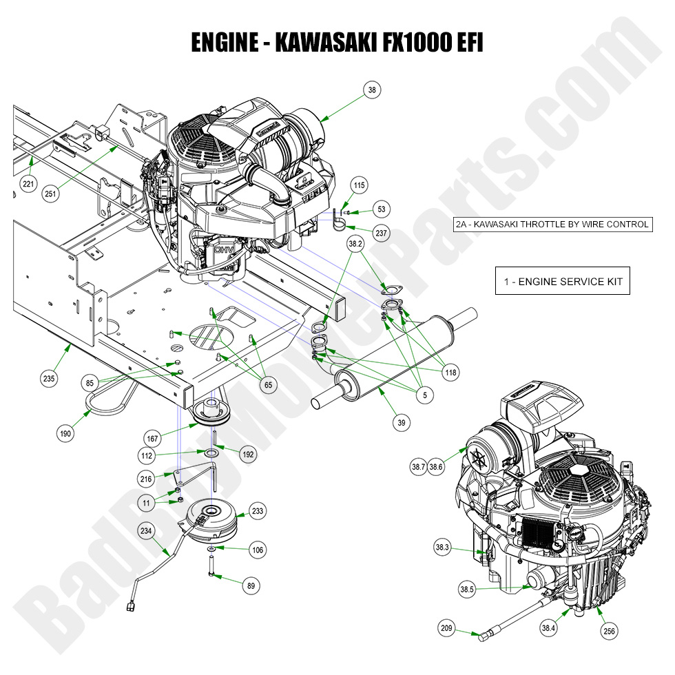 2023 Rogue - Engine - Kawasaki FX1000 EFI